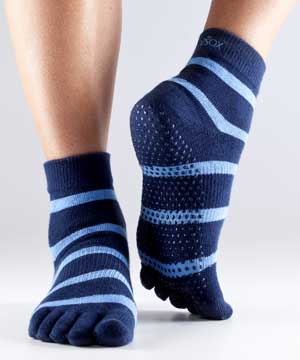 Toesox Blue Stripes