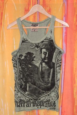 Buddha Inspiration Camogreen Tank Top