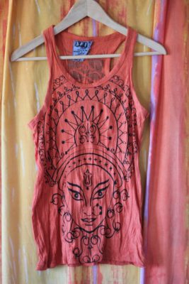 Durga Orange Tank Top