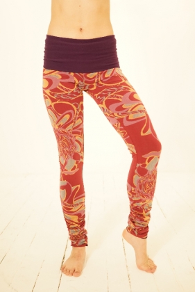 Long Legging Maroon Lotus Of Life