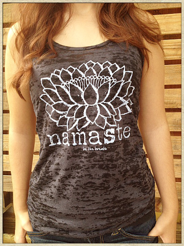 Namaste Burnout Tank