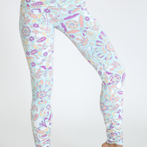 White Mandala Hot Yoga Legging